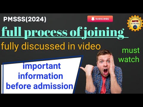 PMSSS:2024- full process of joining the college || important instruction || fully discussed ||#pmsss