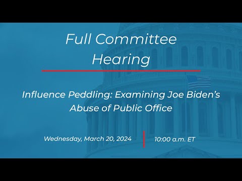 Influence Peddling: Examining Joe Biden’s Abuse of Public Office