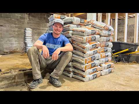 Restoring A $7,000 Mansion: Pouring A New Concrete Foundation