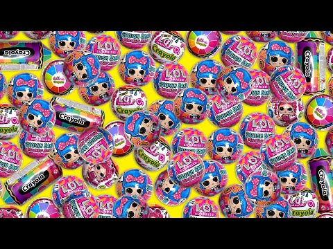 TONS of MYSTERY SURPRISE toys LOL Dolls ASMR Unboxing Mystery Boxes Squish Sand Magic Hair NEW