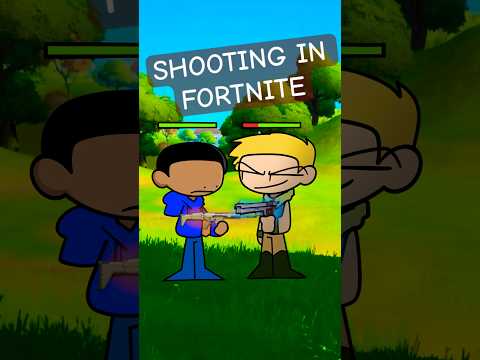 Shooting in Fortnite be like: #shorts