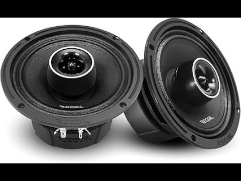 RECOIL MS65-4P 6.5-Inch Midrange Pro Audio Car Speakers