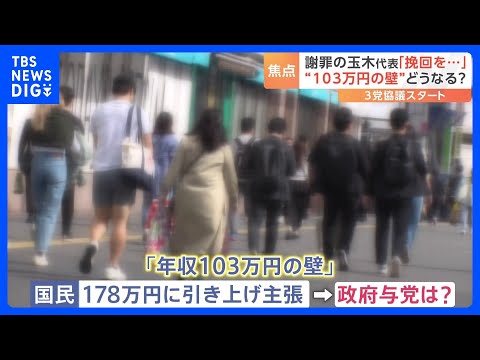 「103万円の壁」に「106万円の壁」…見直し？撤廃？暮らしどう変わる｜TBS NEWS DIG