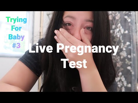 Taking A Live Pregnancy Test | Baby #3