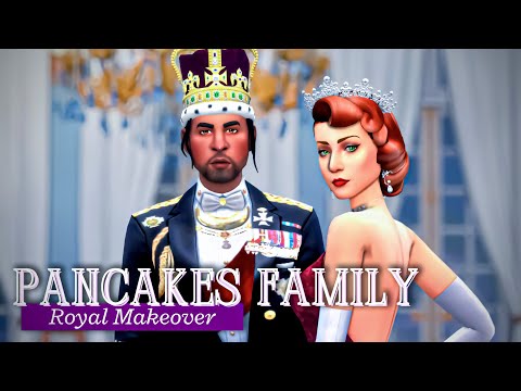 Turning The Pancakes Family Into Royalty👑 | The Sims 4: Townies Makeover