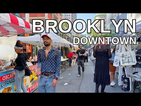 NEW YORK CITY Walking Tour [4K] - BROOKLYN - DOWNTOWN BROOKLYN