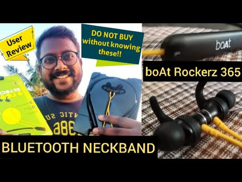 boAt | Bluetooth Earphone | Bluetooth Neckband  | boAt Rockerz 365 | User Review of boAt bluetooth