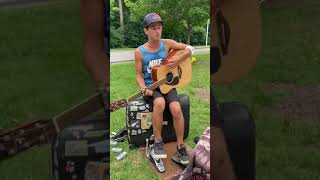 Wonderwall Oasis Button The Busker Cover One Man Band