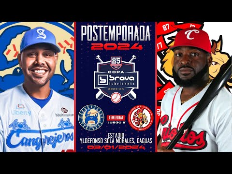 🎥LBPRC🇵🇷Postemporada Semifinal Juego #2: Cangrejeros de Santurce 🆚 Criollos de Caguas⚾️