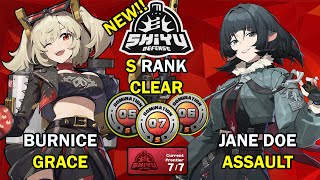 Grace x Burnice & Jane Doe | NEW Shiyu Critical Node 5-6-7 S Rank | Zenless Zone Zero ZZZ 1.3