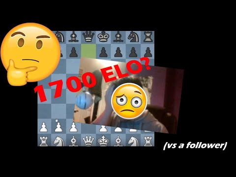 HITTING 1700 ELO? (beating a follower in 10 moves!!!!)