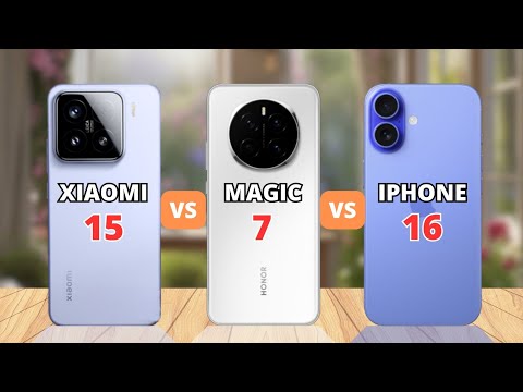 Xiaomi 15 vs Honor Magic 7 vs Iphone 16 Comparison