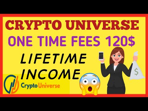 आ गया धूम मचाने CRYPTO UNIVERSE PLAN  ( ID :-$120 Trading Profit $10 Fix Every Month )✅ Pre Launch