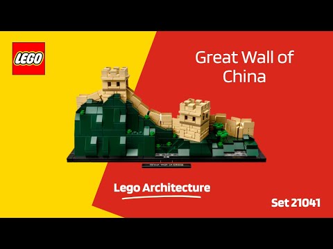 How to build The stunning LEGO Great Wall of China 乐高长城