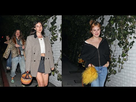 Sisters Tallulah And Scout Willis Enjoy A Night Out At The Chateau Marmont in LA!