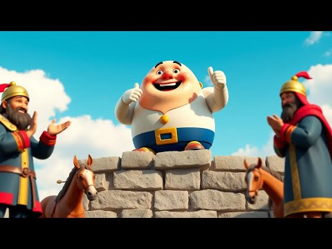 Humpty Dumpty Sat on a Wall | Classic Nursery Rhyme for Kids | Fun & Educational Song