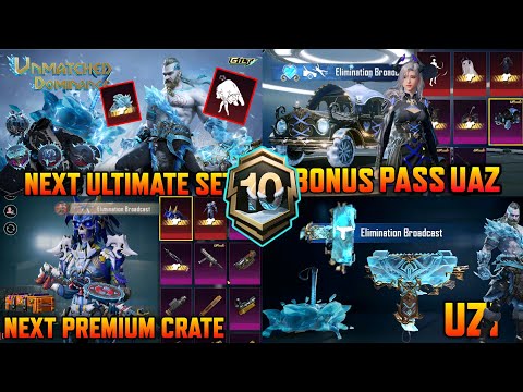 Bonus Pass A10 Leaks | Next Premium Crate | Next Ultimate Set Leaks | Glacier Uzi Upgrade | Free Uaz