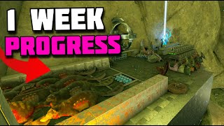 Our FIRST WEEK on MTS! ARK SURVIVAL EVOLVED