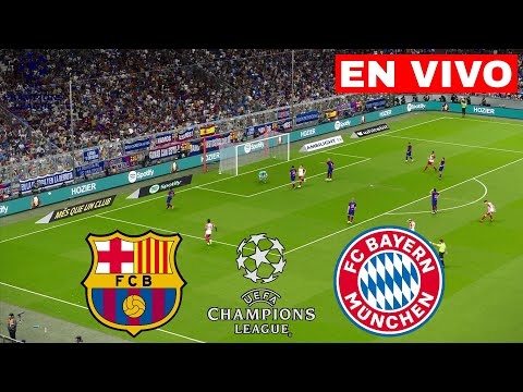 🔴 BARCELONA vs BAYERN MUNICH EN VIVO 🔴 JUEGA LAMINE YAMAL CHAMPIONS LEAGUE 🏆