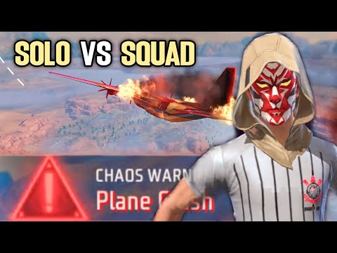 OB43 Update Gameplay solo vs squad 😭 Plane Crash || Garena Free Fire Max #estorgaming