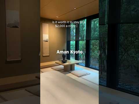 Visiting The Most Expensive Hotel In Japan? #japan #tokyo #luxury #amankyoto #japanvlog