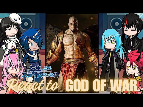 Rimuru Tempest react to god of war | Gacha life 2 Reaction | Slime | Ragnarok kratos vs Thor