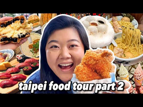 What to Eat in TAIPEI! Taiwan Food Tour Part 2 2024