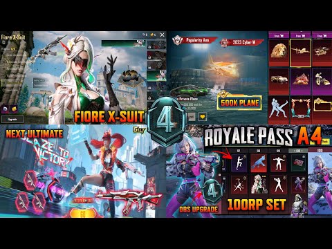 A4 Royal Pass Rewards | Fiore X-Suit Leaks Ace Upgrade | Biggest Popularity Battle | Next Ultimate