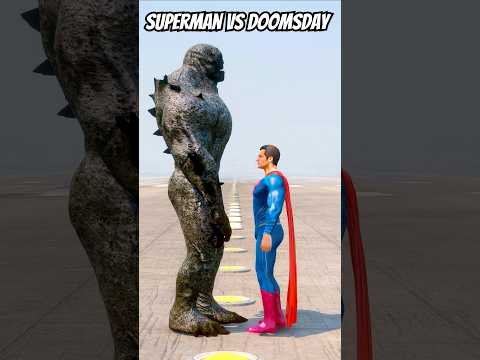 GTA V: SUPERMAN VS DOOMSDAY MATCH, WHO IS RICHER? 🤔| #shorts #gta5