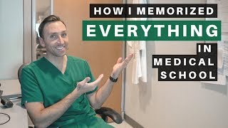 How I Memorized EVERYTHING in MEDICAL SCHOOL - (3 Easy TIPS)