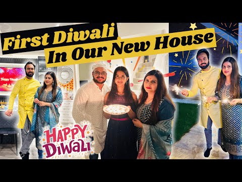 Our Diwali 2024 Vlog From New House | Diwali Decoration and Celebrations In UK | Indian Family Vlogs