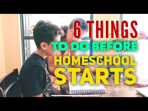 6 Things You Need to do Before You Start the Homeschool Year