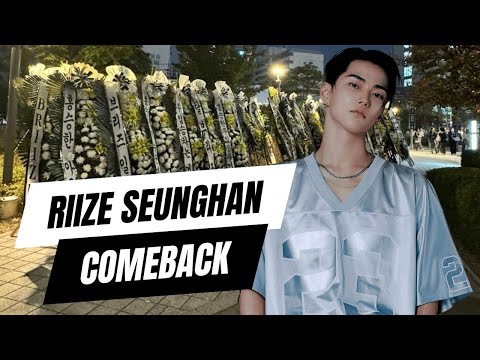 1,000 Wreaths Delivered to SM in Protest of Seunghwan's Return to RIIZE