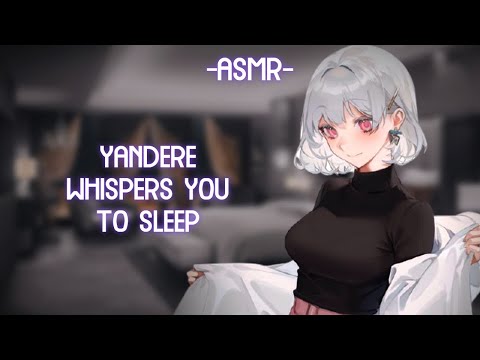 [ASMR] [ROLEPLAY] ♡yandere girl whispers you to sleep♡ (binaural)