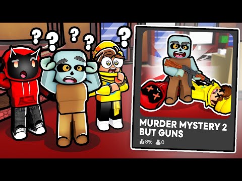 We Played FAKE MURDER MYSTERY 2 Games In ROBLOX