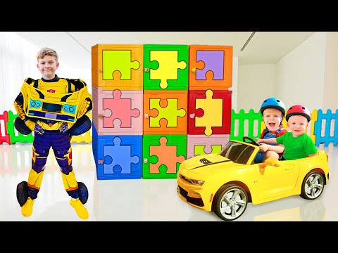 Oliver and Magic Transformer Car Story