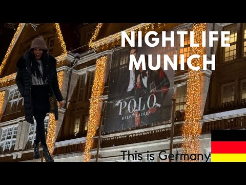 MUNICH Electric Nightlife Scene//Walking in Munich At Night//