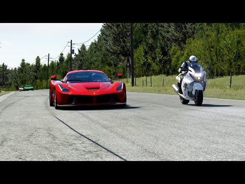 Suzuki Hayabusa vs Hypercars at Old SPA