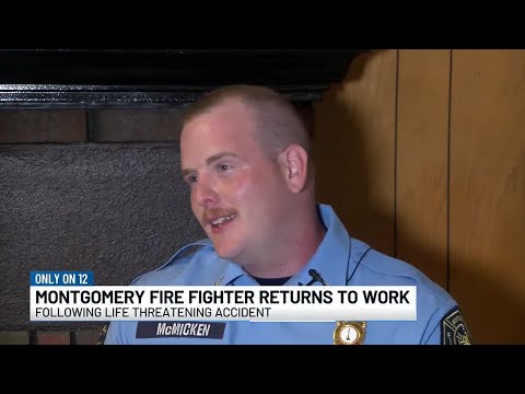 Montgomery Fire/Rescue lieutenant returns to work after accident