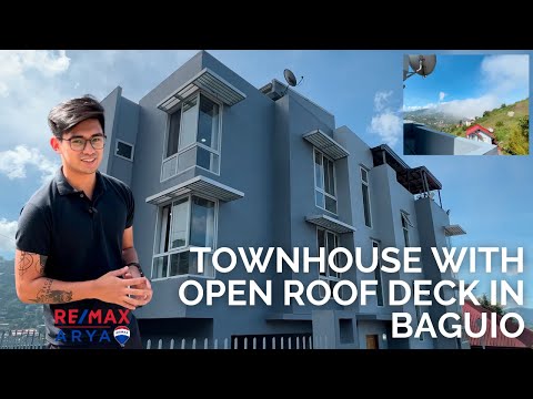 Tour #44: A townhouse with an open roof deck view in Baguio City (SOLD)