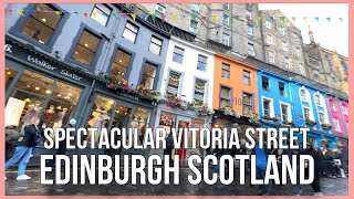 SPECTACULAR Victoria Street Edinburgh SCOTLAND