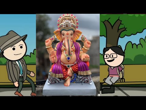 Ganesh Chaturthi cartoon video ||गणेश चतुर्थी cartoon status 2020||22 Aug