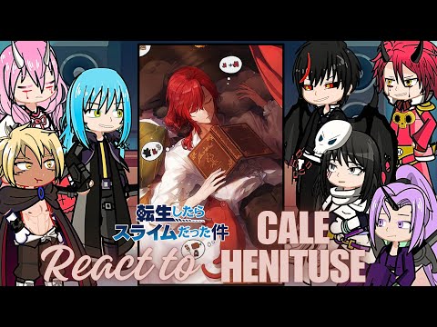 Rimuru Tempest react to cale henituse | Manhwa | Gacha life 2 | Slime | Dragon