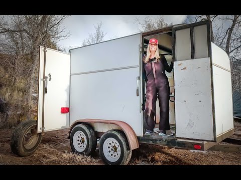 I'm CONVERTING a 6X10 Cargo Trailer into a CAMPER and I Don't Know What I'm Doing! (Part 1)