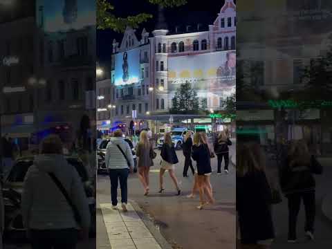 Swedish girls at night #sweden #nightlife #shorts #viral #shortsfeed #stockholm #night #party #2024