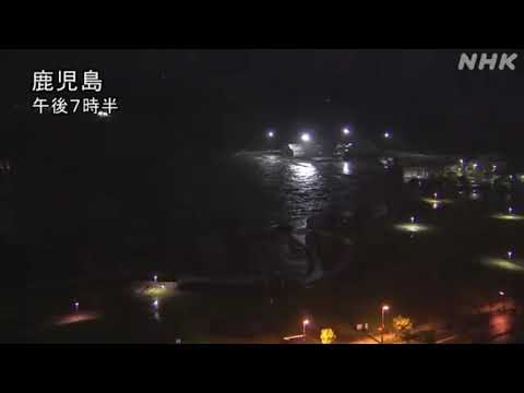 台風10号の被害で、鹿児島など九州で約22万770戸停電（6日午後10時）