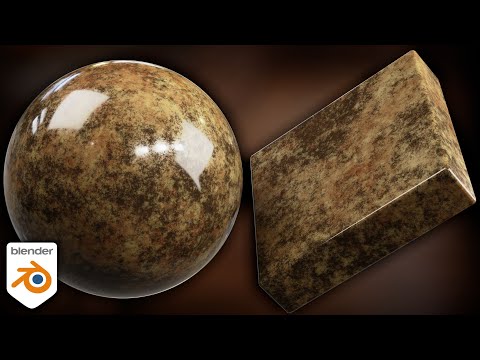 Procedural Brown Granite Material (Blender Tutorial)