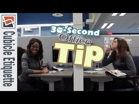 Cubicle Etiquette | NBF 30 Second Office Tip