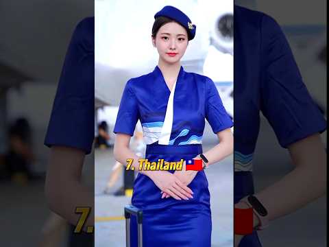 Top 10 Most Beautiful Air Hostess Uniform#million#top10#viral#shorts#uniform#shortfeed#trending