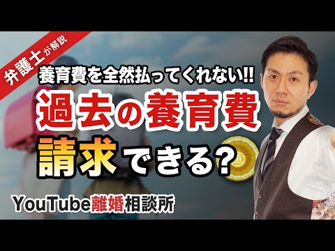 【養育費　未払い】弁護士が解説！過去の養育費は請求できますか？【弁護士飛渡（ひど）】